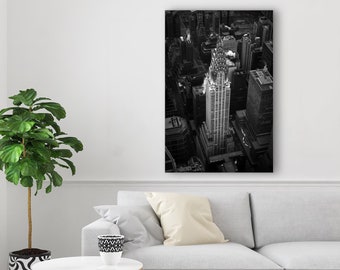 Chrysler Building Print, New York City, Aerial Photography, Art Deco, Midtown, Manhattan | Travel Photography by TheWorldExplored