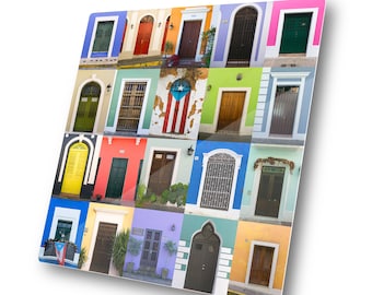 Doors of Old San Juan METAL PRINT (Multiple Sizes) - Puerto Rico Gift - Large Wall Art | Travel Photography by TheWorldExplored