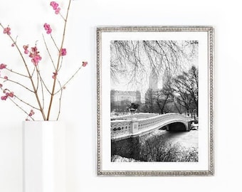 Bow Bridge Wall Art PRINT - New York City Gift - Central Park View - Manhattan Home Decor | Travel Photography by TheWorldExplored