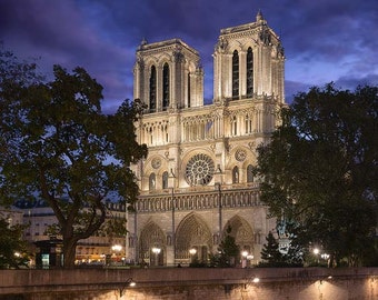 Notre Dame Print, Paris Photography, Cathedral, Gothic Architecture, France | Travel Photography by TheWorldExplored