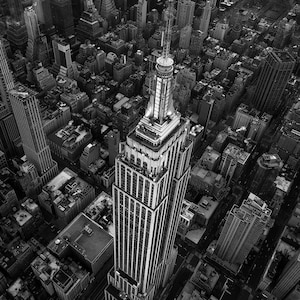 Photographie de la ville de New York, Empire State Building, photographie aérienne, Manhattan, gratte-ciel | Photographie de voyage par TheWorldExplored