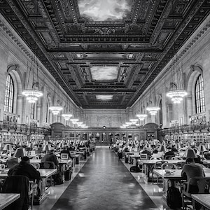New York Public Library Wall Art PRINT - New York City Gift - Rose Main Reading Room | Travel Photography by TheWorldExplored