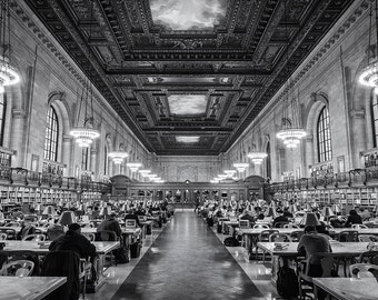New York Public Library Wall Art PRINT - New York City Gift - Rose Main Reading Room | Travel Photography by TheWorldExplored