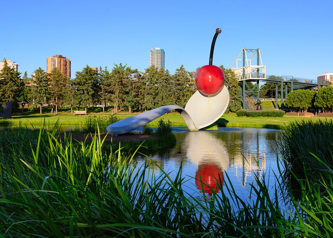 Spoonbridge & Cherry Wall Art PRINT - Minneapolis Sculpture Garden