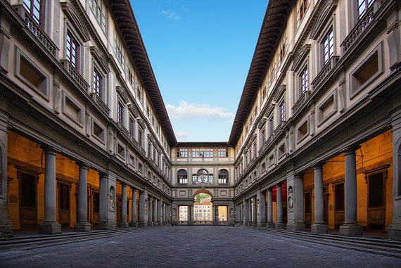 Uffizi Gallery Museum Florence Tuscany Italy Renaissance | Etsy