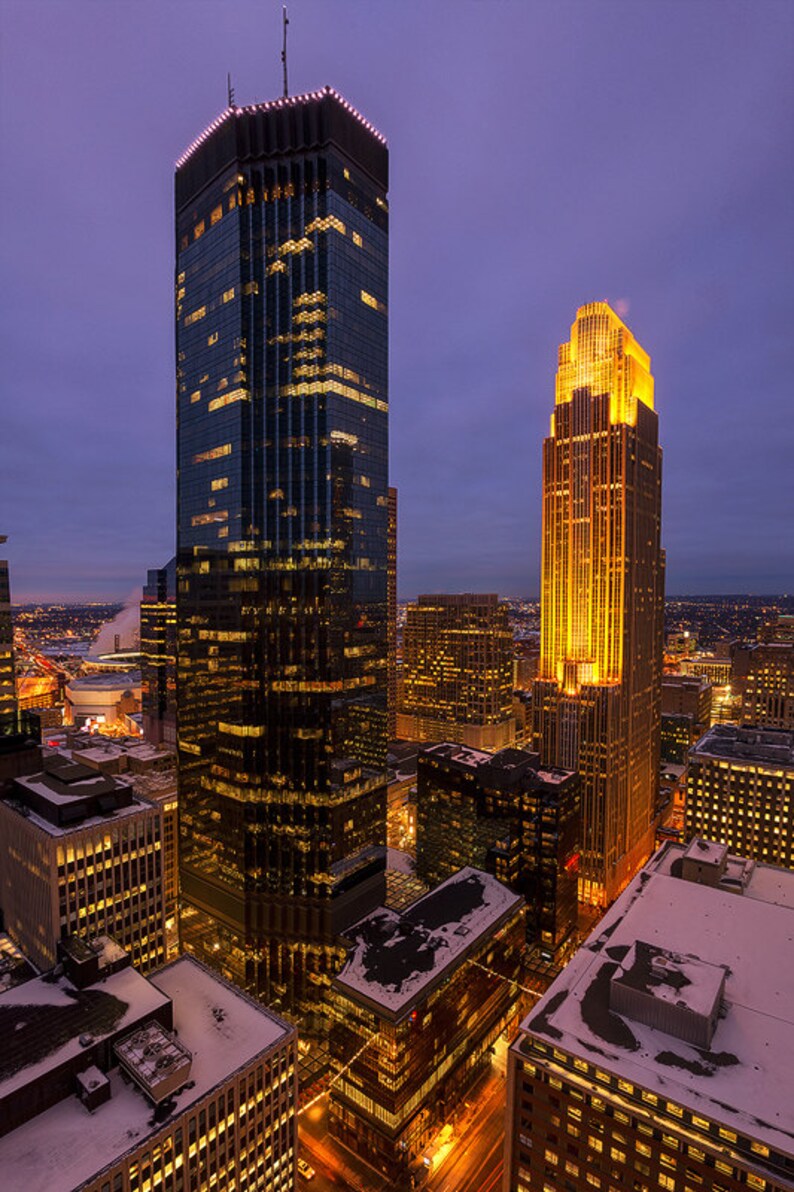 Minneapolis Towers Minnesota Downtown IDS Building Wells | Etsy