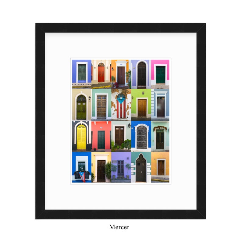 Doors of Old San Juan FRAMED PRINT Puerto Rico Gift Etsy