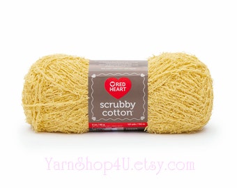 Yellow Well Being Pearl Scrubber Yarn