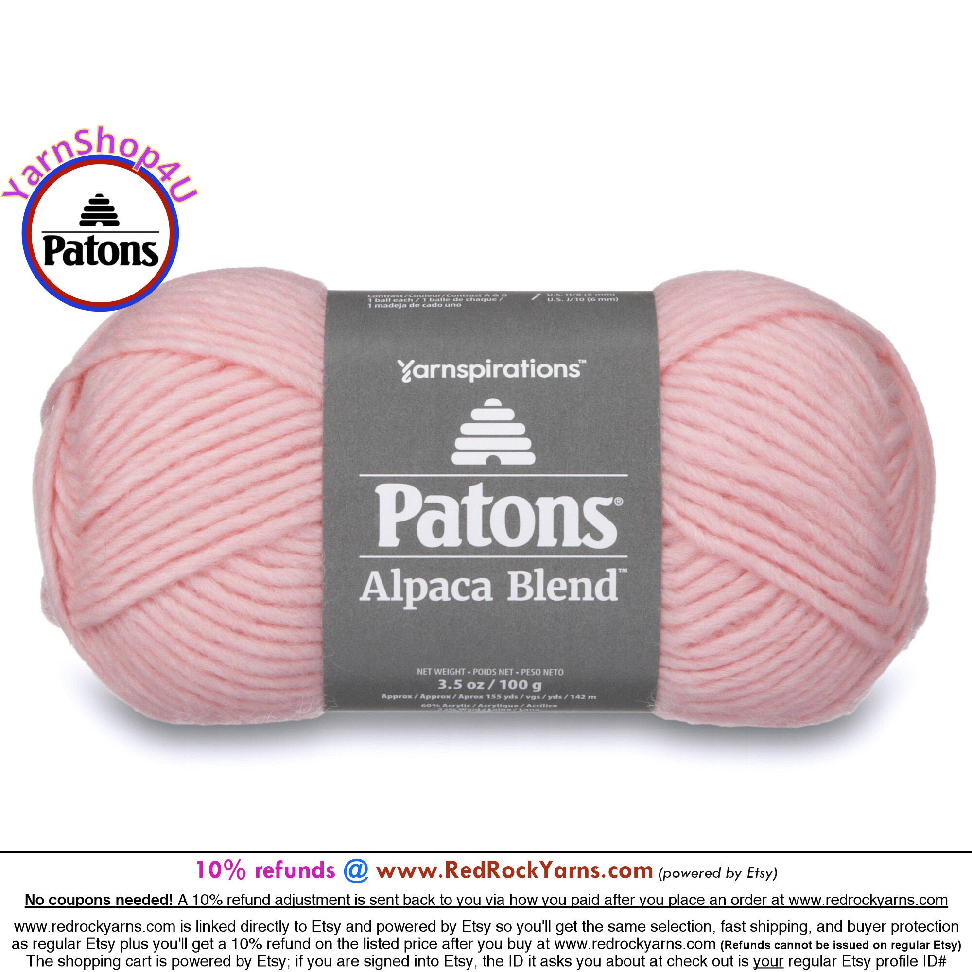 BROWN MUSTARD - Patons Classic Wool Worsted Yarn Medium Weight (4