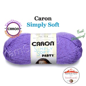 GRAPE - Caron Simply Soft Brites 6oz / 315yds (170g / 288m) 100% Acrylic yarn. Item H970039610