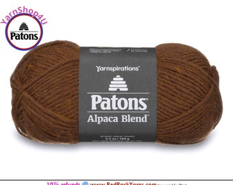 TOFFEE - Patons Alpaca Blend bulky weight roving yarn. 3.5oz | 155yd. Item 24110101012 [Discontinued Color]