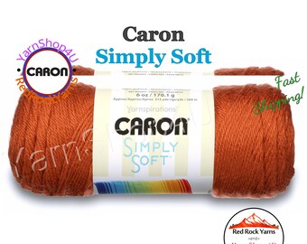 PUMPKIN - Caron Simply Soft 6oz / 315yds (170g / 288m) 100% Acrylic yarn. Item H970039765