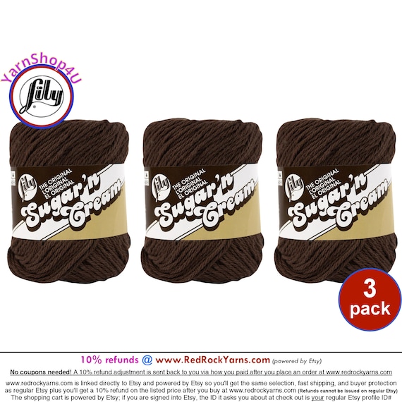 Mix 20 Brown Cotton Yarn Bulk Free Shipping Mercerized 
