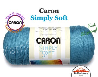 COBALT BLUE - Caron Simply Soft 6oz / 315yds (170g / 288m) 100% Acrylic yarn. Item H970039784