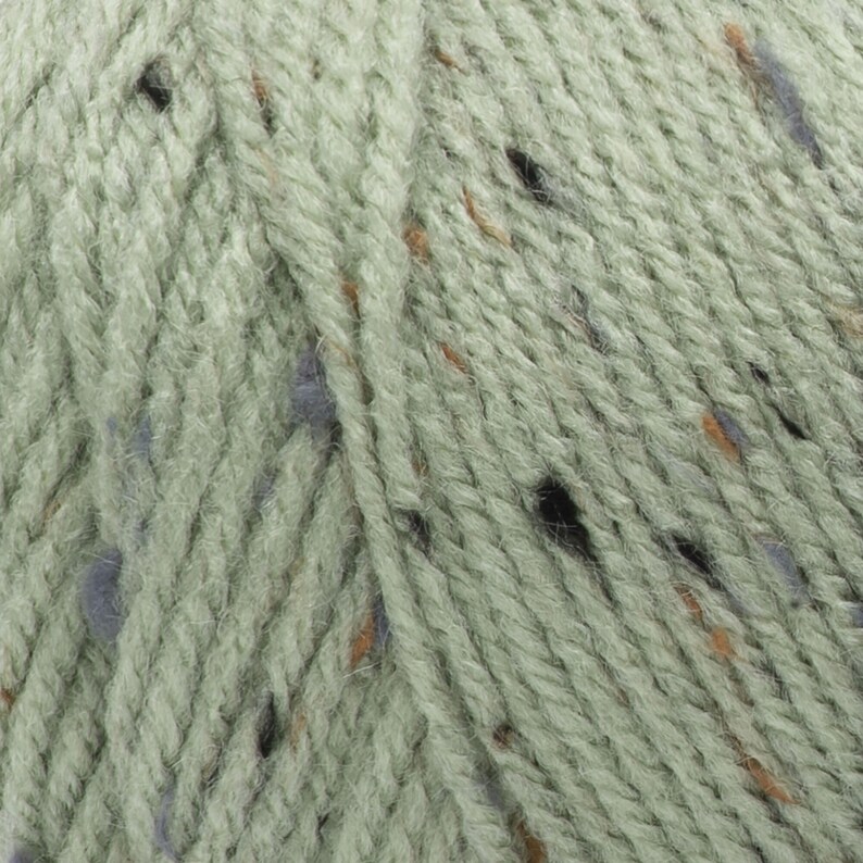 FROSTY GREEN FLECK Red Heart Super Saver. Like a Light Etsy