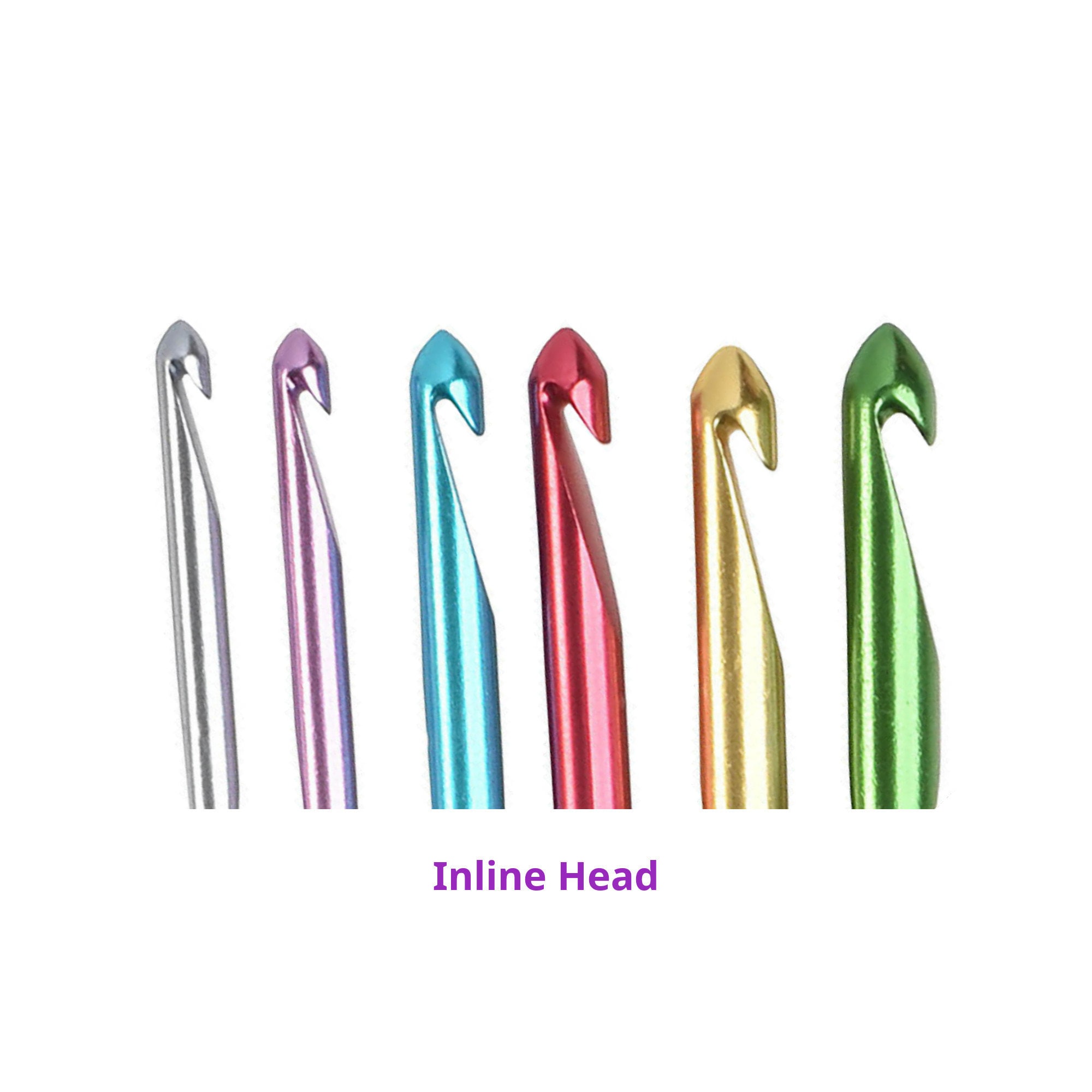 Susan Bates Crochet Hook Set, 12196, 6 hooks, US F 3.75 mm, G 4 mm