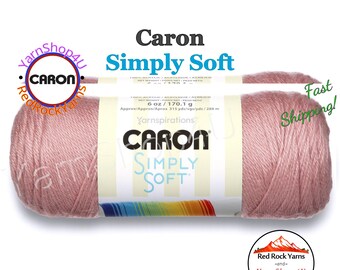 VICTORIAN ROSE - Caron Simply Soft 6oz / 315yds (170g / 288m) 100% Acrylic yarn. Item H970039721