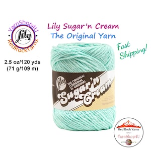 BEACH GLASS - 2.5 oz / 120 yd Hilo original Lily Sugar N Cream 100% algodón (2.5 onzas / 120 yardas) imagen 1