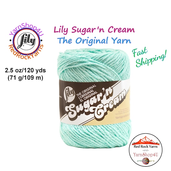 BEACH GLASS - 2.5oz | 120yd The Original Lily Sugar N Cream 100% Cotton Yarn (2.5 ounce / 120 yards)