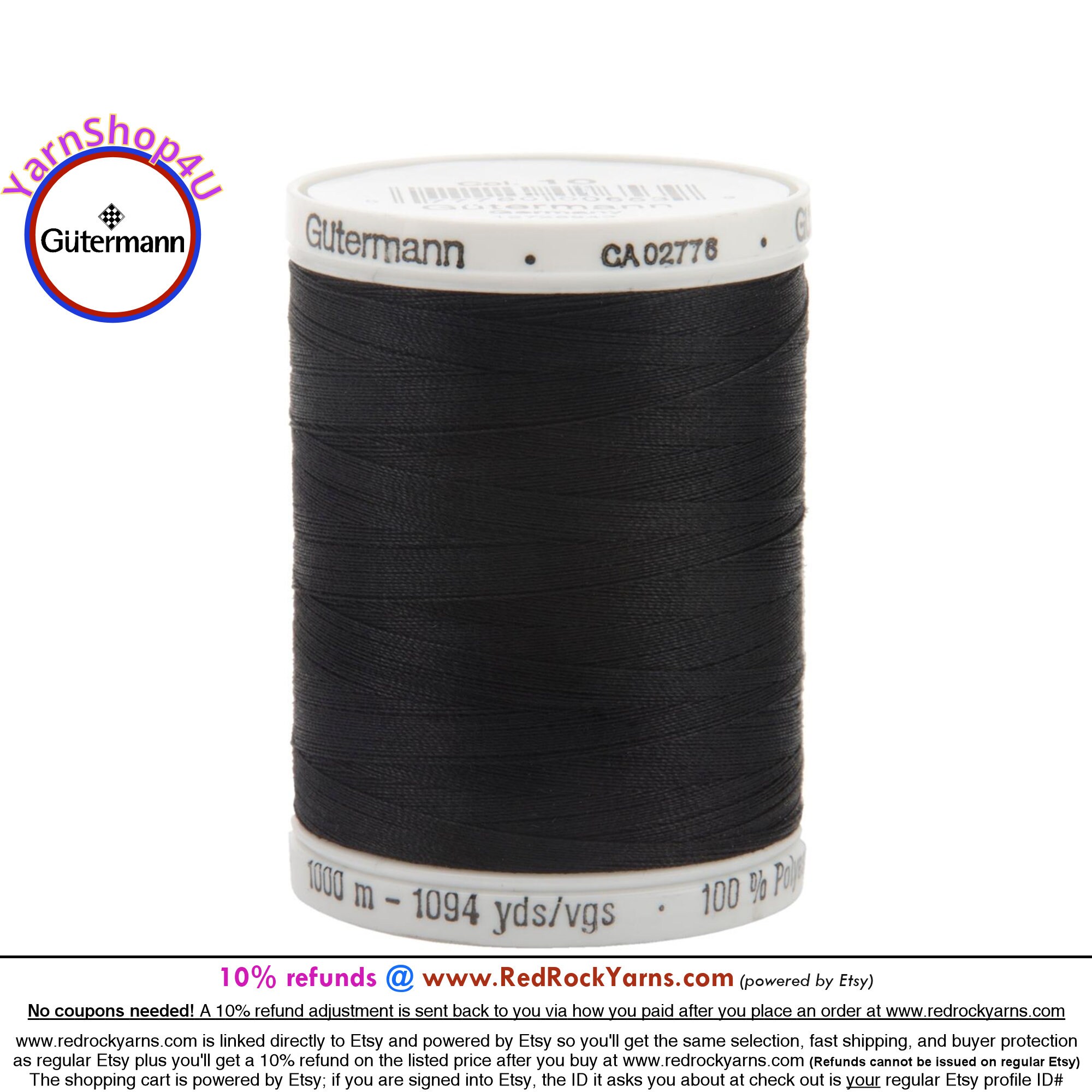 Buy Gutermann Perma Core 36 Thread Heavy duty large spool 5000m