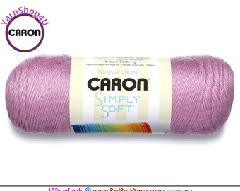 BLACKBERRY - Caron Simply Soft Collection 6oz / 315yds (170g / 288m) 100% Acrylic yarn. Item H97COL0005