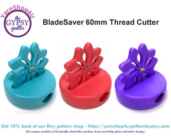 BladeSaver Thread Cutter - repurpose your old 60mm rotary blade (60mm blade not included)