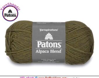 LICHEN - Patons Alpaca Blend bulky weight roving yarn. 3.5oz | 155yd. Item 24110101006 [Discontinued Color]