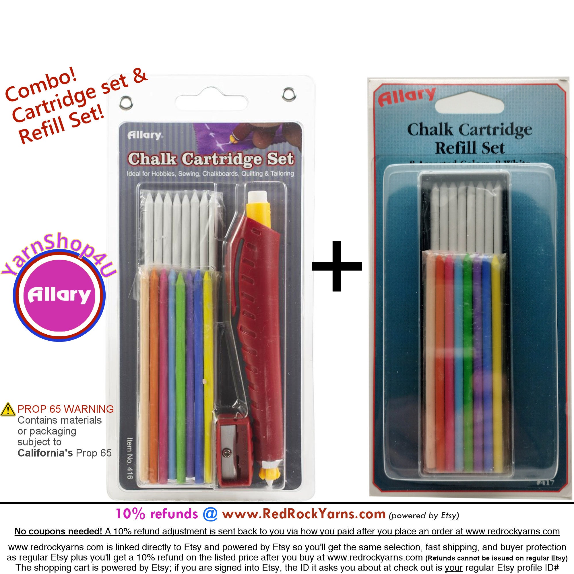 Chalk Pencil Refillable Mechanical Marking Pencil Set