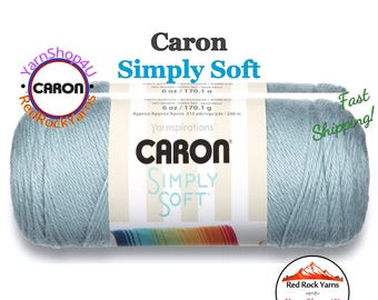 LIGHT COUNTRY BLUE - Caron Simply Soft 6oz / 315yds (170g / 288m) 100% Acrylic yarn. Item H970039709