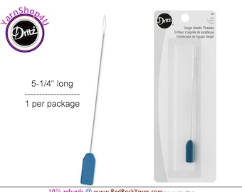 Dritz SERGER NEEDLE THREADER - Item 907. Extra long for hard to reach needles. (Dritz #907)