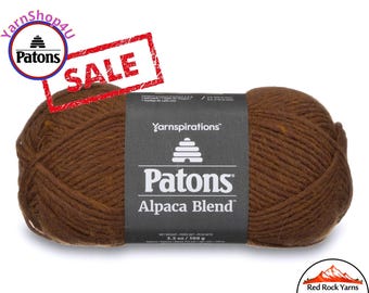 Clearance Sale! TOFFEE - Patons Alpaca Blend bulky weight roving yarn. 3.5oz | 155yd. Item 24110101012 [Discontinued Color]