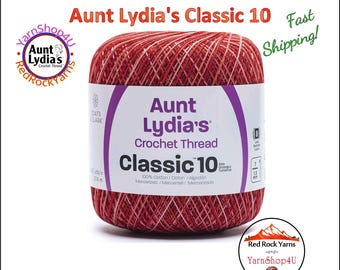 BOWL OF CHERRIES - Aunt Lydia's Classic 10 Crochet Thread. 300yds. Item #154-0823