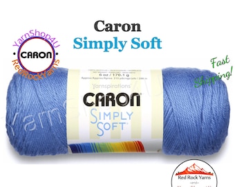 BERRY BLUE - Caron Simply Soft Brites 6oz / 315yds (170g / 288m) 100% Acrylic yarn. Item H970039609
