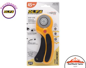 45mm OLFA Deluxe Rotary Cutter - Ergonomic Handle w/ Endurance Blade! (10% refund opportunity!) RTY-2/DX | 9654