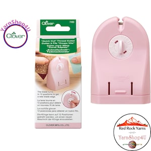 Quick Cut Thread Cutter. Repurpose your old 45mm rotary blades! Clover #7490