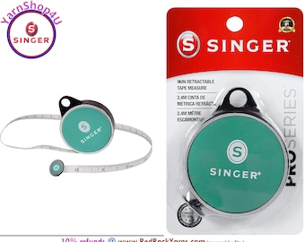 Singer ProSeries Retractable Pocket Tape Measure 96" Teal #50003