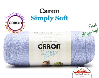 PERIWINKLE - Caron Simply Soft 6oz / 315yds (170g / 288m) 100% Acrylic yarn. Item H970039811