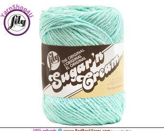 BEACH GLASS - 2.5oz | 120yd The Original Lily Sugar N Cream 100% Cotton Yarn (2.5 ounce / 120 yards)