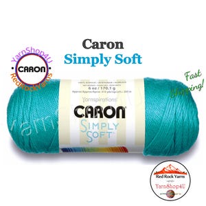 BLUE MINT - Caron Simply Soft Brites 6oz / 315yds (170g / 288m) 100% Acrylic yarn. Item H970039608