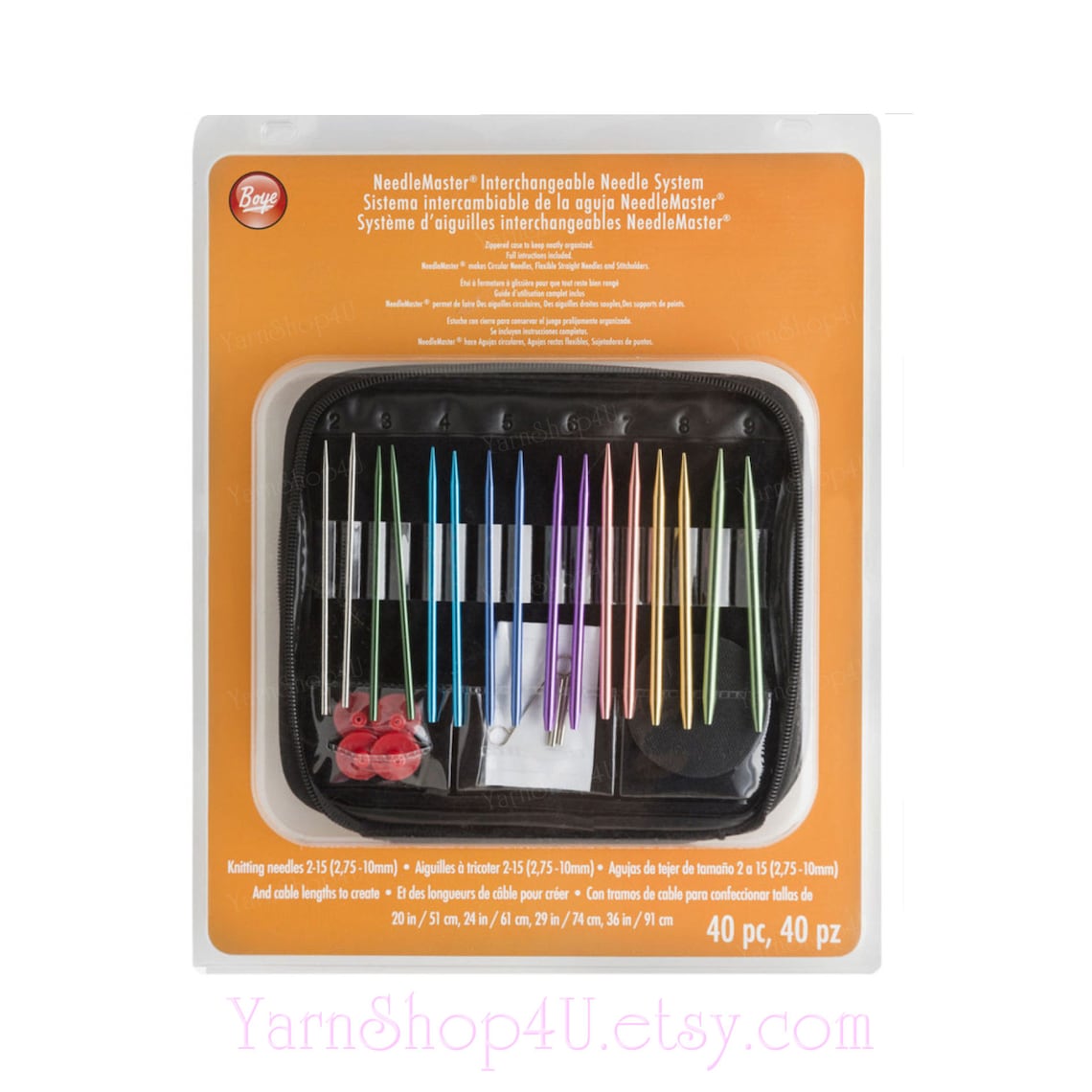 NEEDLEMASTER Knitting Set Boye Interchangeable Knitting Needle Etsy