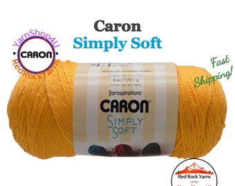 SUNSHINE - Caron Simply Soft 6oz / 315yds (170g / 288m) 100% Acrylic yarn. Item H970039755