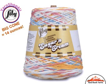 KITCHEN BREEZE OMBRE - 14oz | 674 yards Cone. Lily Sugar N Cream Cotton yarn. 100% cotton. Item# 10300202612