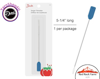 Dritz SERGER NEEDLE THREADER - Item 907. Extra long for hard to reach needles. Product #907