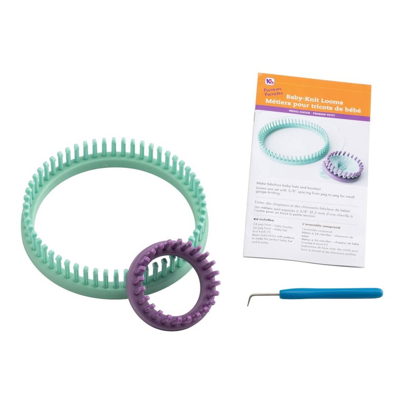Knitting Board Baby Knit Looms 2 Sizes per Package 24 Peg Etsy
