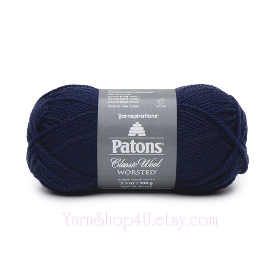 New /& Smoke Free Home Patons Classic Wool DK SUPERWASH Yarn in Welsh Coast