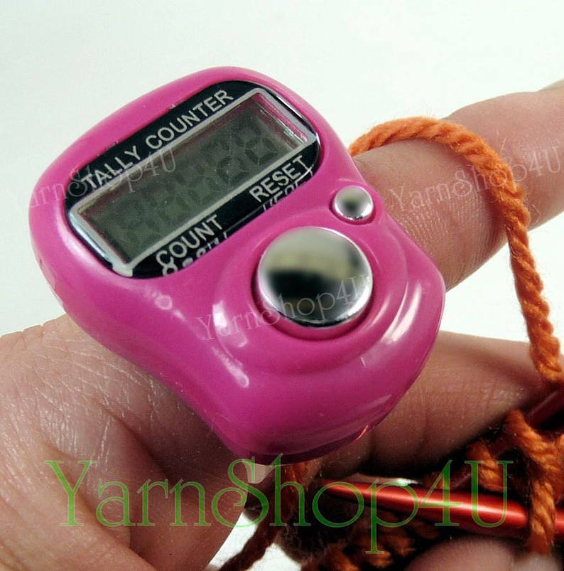 LCD Digital Finger Tally Counter PURPLE Tally Counter Finger Row Counter Small Row counter Digital Stick Counter Digital Row Counter