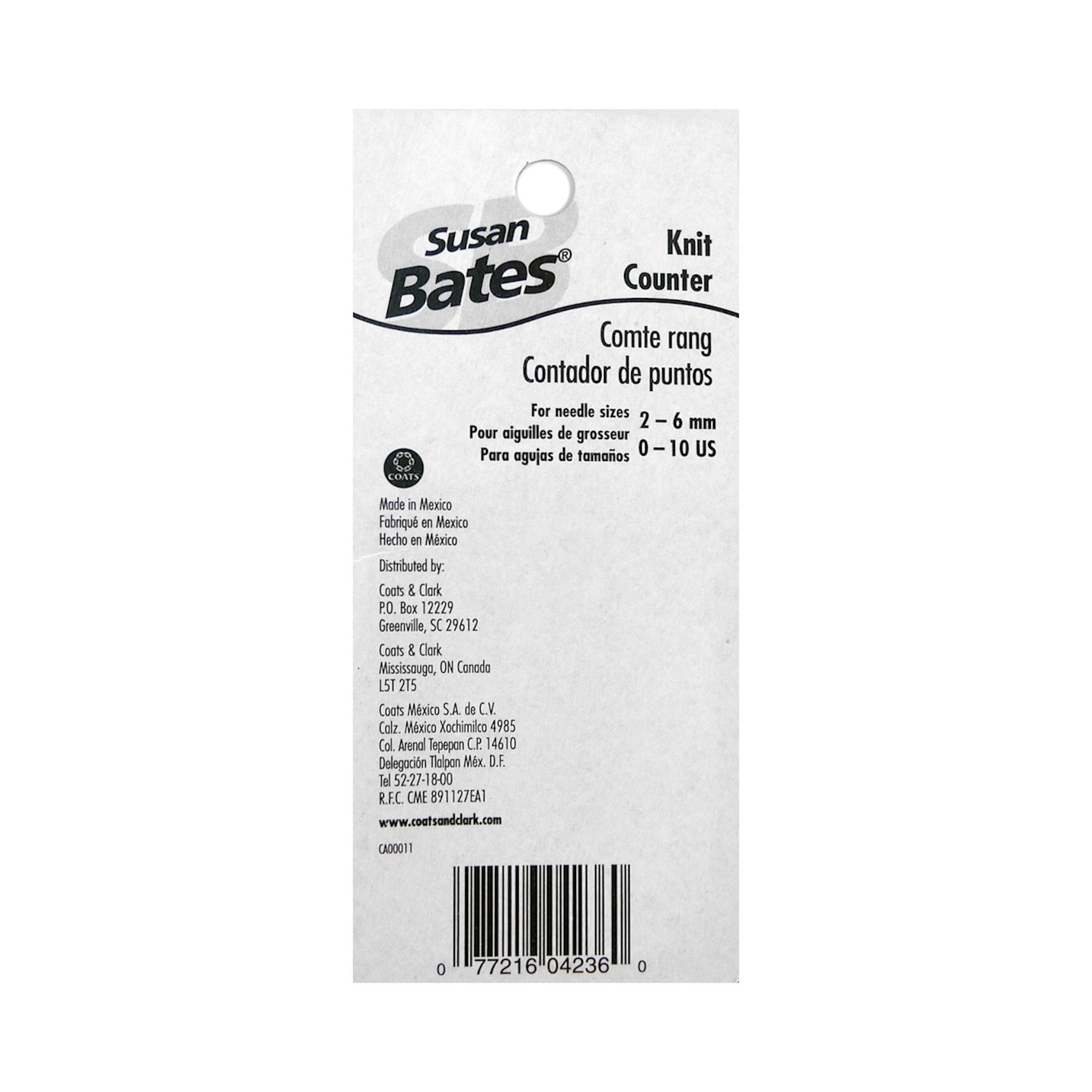 Row Counter. Susan Bates Manual Dial Counter Fits on Crochet Hooks or  Needles Sizes 0-10. Manually Turn to Count up to 99 Rows 14236 -  Israel