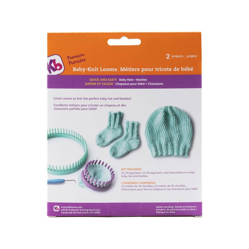 Knitting Board Baby Knit Looms 2 Sizes per Package 24 Peg Etsy