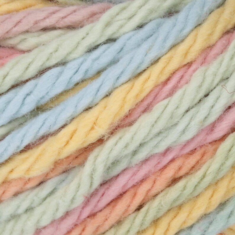 BUTTER CREAM OMBRE 3 Pack 2oz 95yds each. Lily Sugar N Cream The Original 100% Cotton Yarn. 3 skeins Bulk Buy image 8