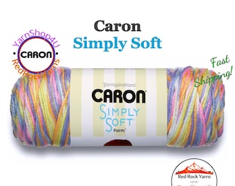 BABY BRIGHTS - Caron Simply Soft Paints. 5oz / 235yds (141g / 215m) 100% Acrylic yarn. Color #22015